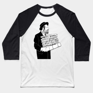 Orthodox Jew holding boxes full of eggs Baseball T-Shirt